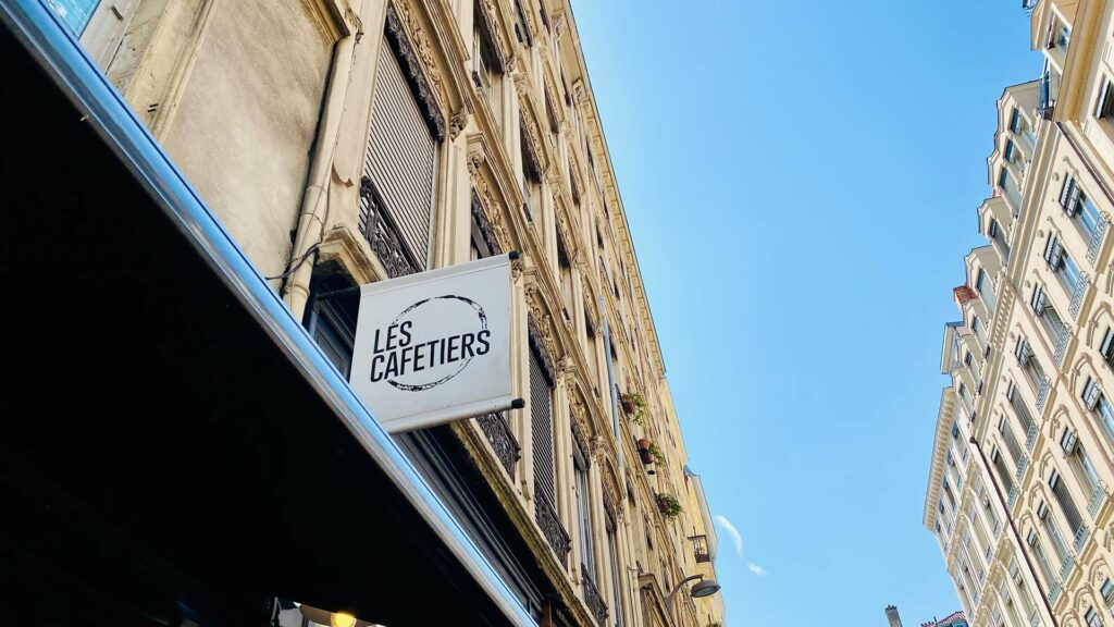 cafés pour travailler à Lyon 2 les cafetiers devanture