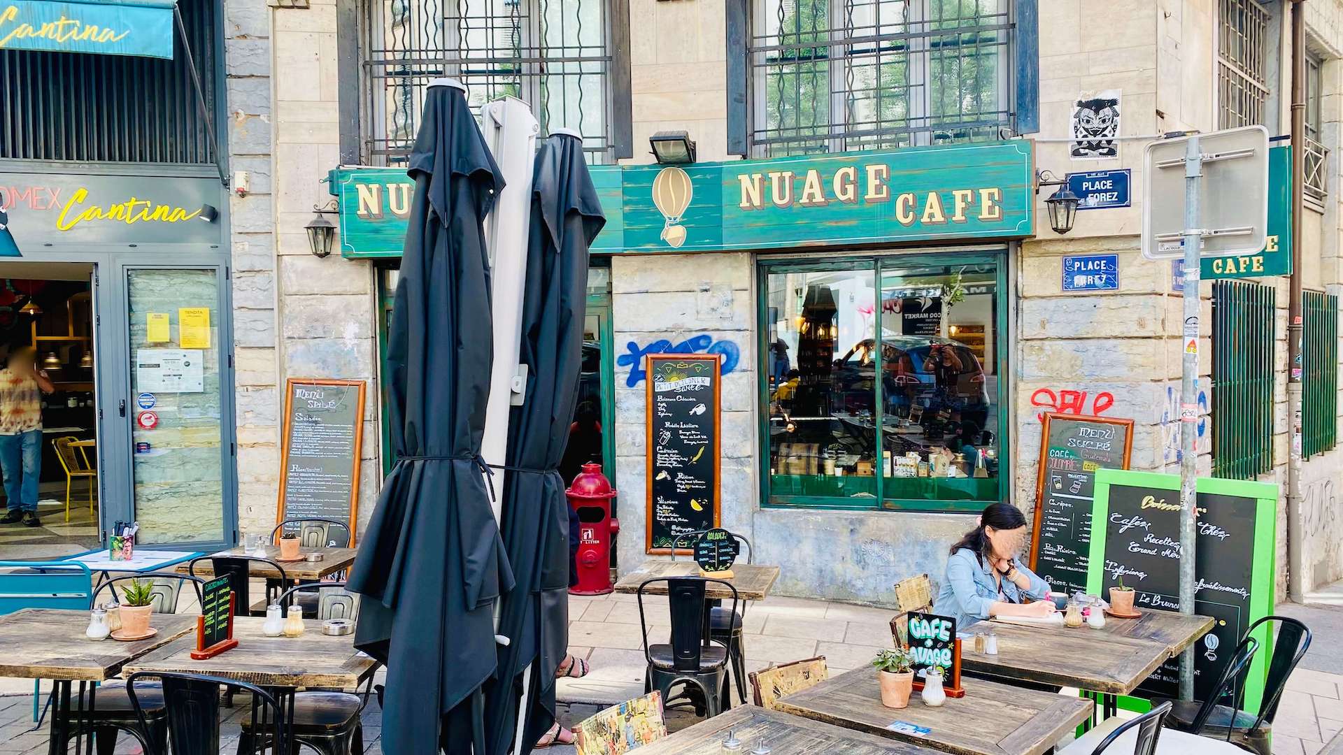 terrasse du nuage café à lyon 1