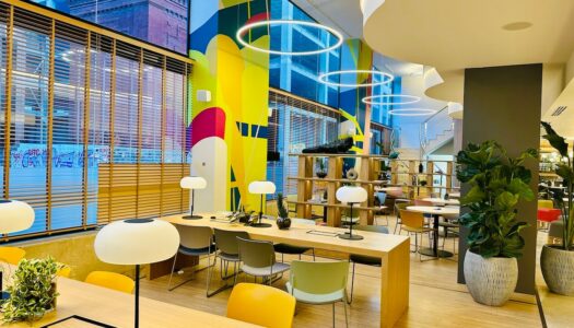 workplace hotel barcelone pour digital nomade lobby