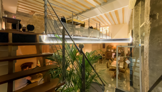 café pour travailler à lyon 1, intérieur sur dex etages du café Petite Pension