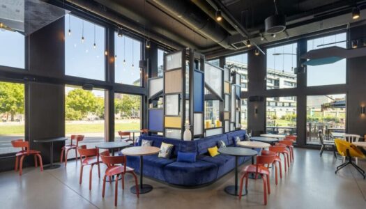 workplace hotel aloft strasbourg - lobby pour télétravailler