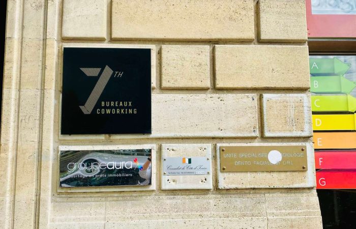 7th coworking bordeaux devanture