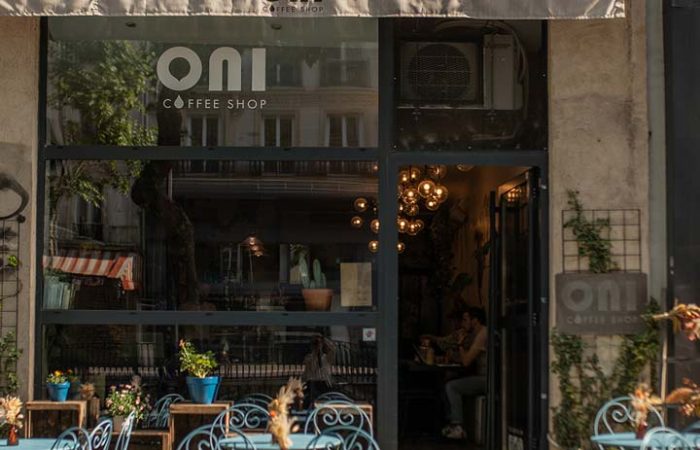 devanture ONI coffee shop pour teletravailler à Paris