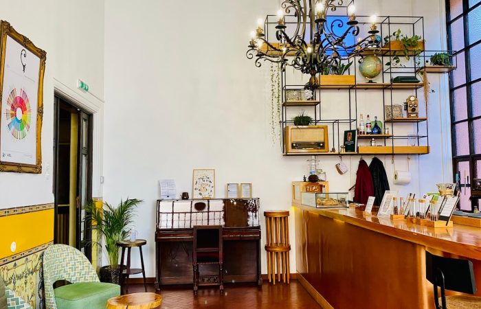 c alma coffee shop pour travailler à porto salle intérieure