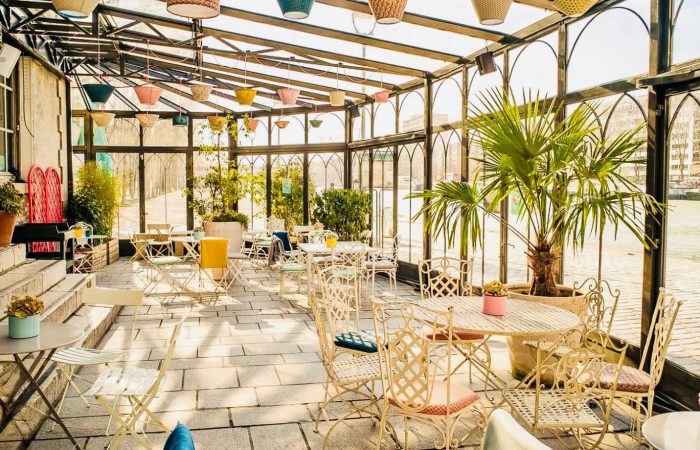 cafe pour travailler paris 19 intérieur pavillon des canaux