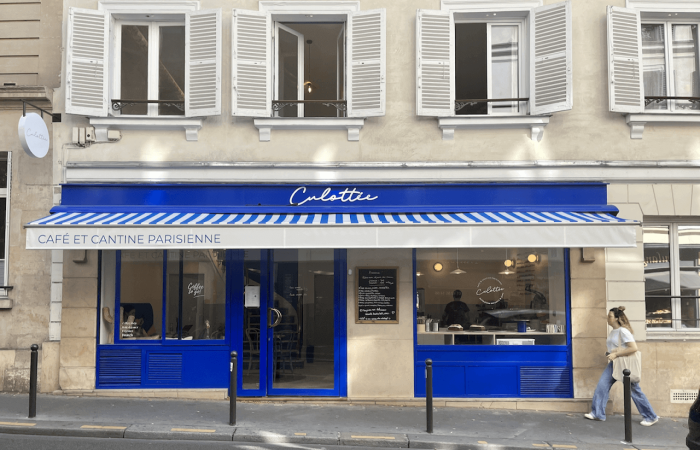 devanture du Culottée café Boétie, café pour travailler à paris 8