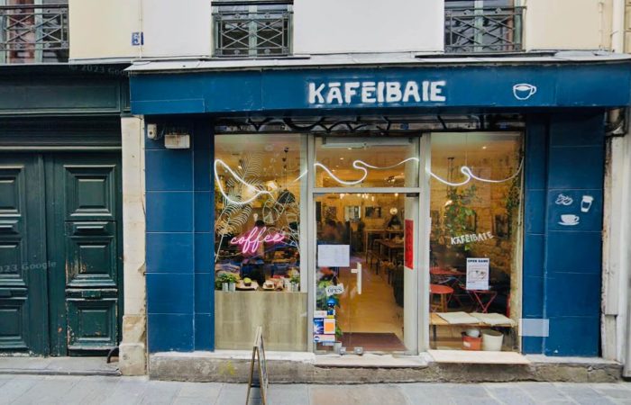 devanture kafeibaie cafe pour travailler paris 3