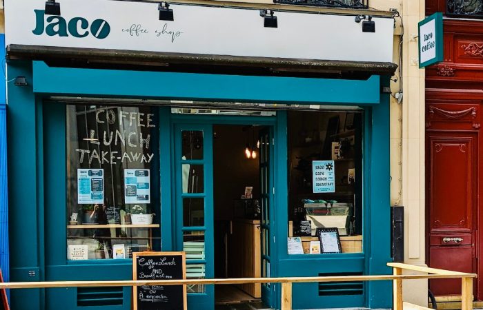 cafe pour travailler à Paris 4 - devanture du Jaco Coffee