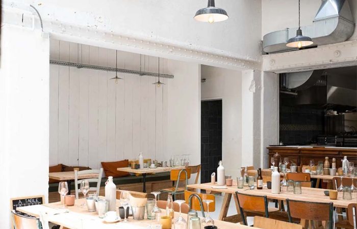 Café pour travailler à Bordeaux, la salle du restaurant