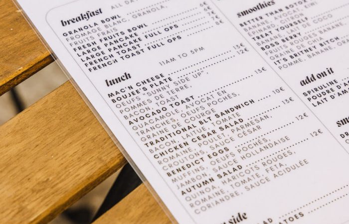 cafés wifi a bastia boujee carte