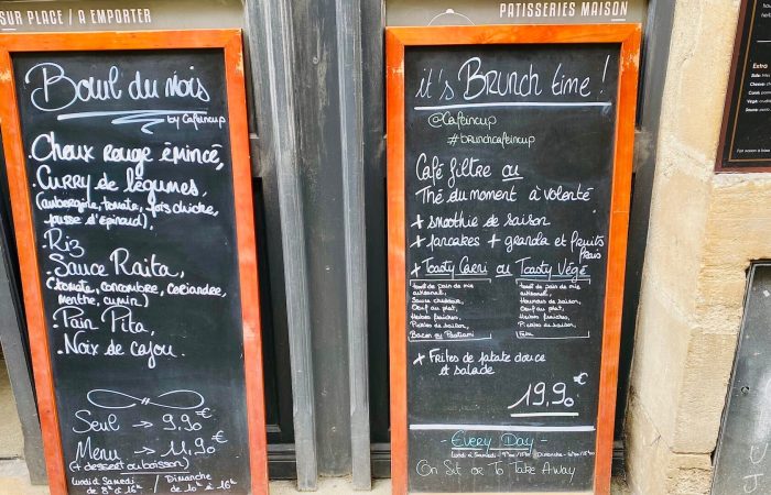 cafeincup bordeaux coffee shop menu
