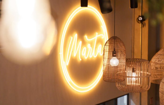 ambiance lumière au coworking Hiptown de lille