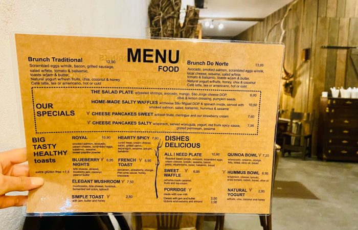 do norte coffee shop pour travailler à Porto menu