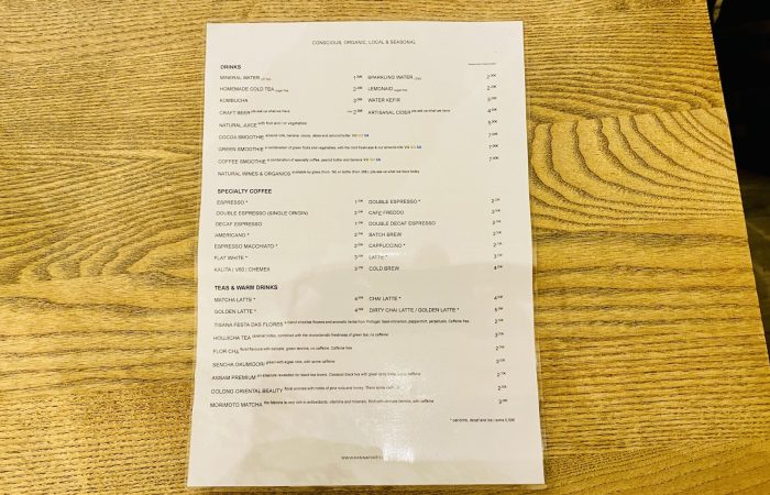 manna coffee shop à porto menu