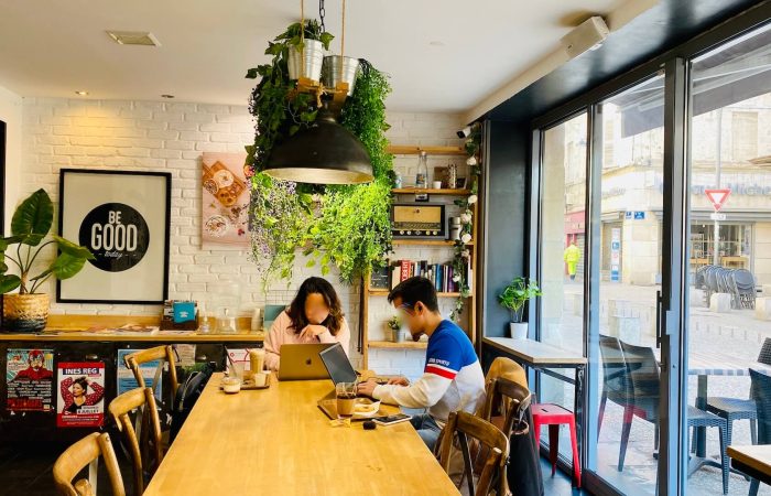 Milk coffee shop avignon