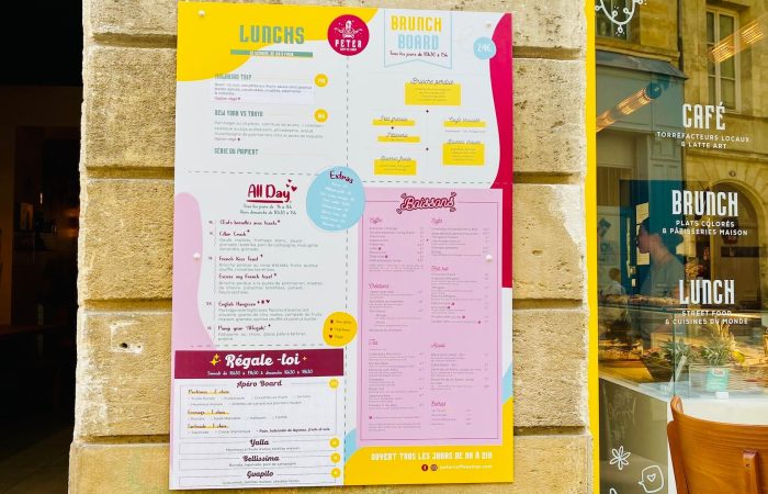 juliena coffee shop bordeaux menu