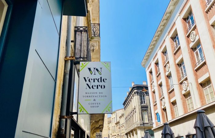 verde nero coffee shop bordeaux devanture